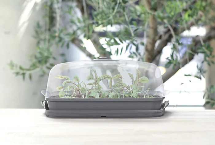 Prosperplast RESPANA TABLE GREENHOUSE ültető szürke kő 39,1 cm