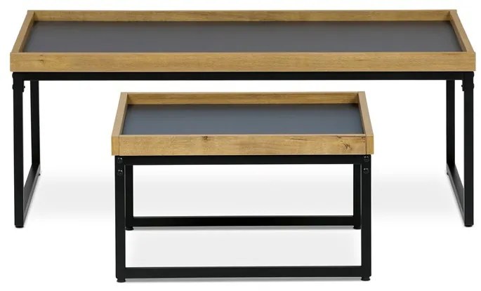 Dohányzóasztal 100 × 60 × 39 cm MDF tölgy CT-611 OAK