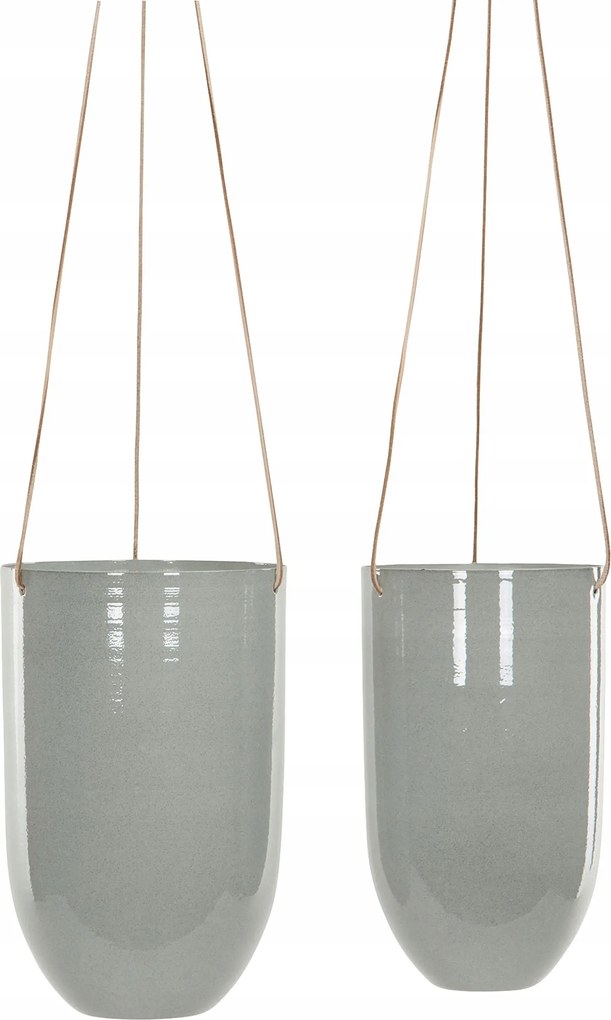 2 db Sand akasztós virágtartó barna fényes