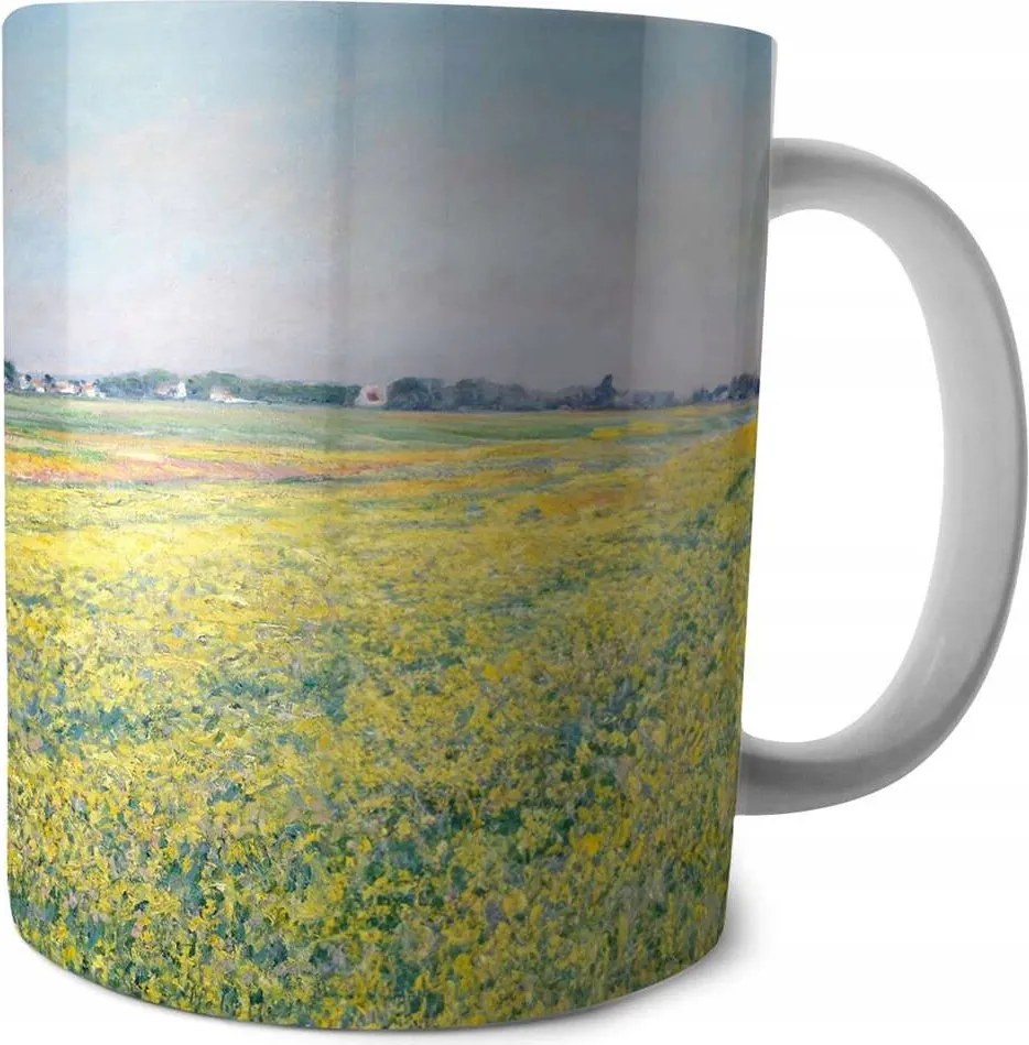 Gennevilliers Alföld bögre, sárga mezők Gustave Caillebotte