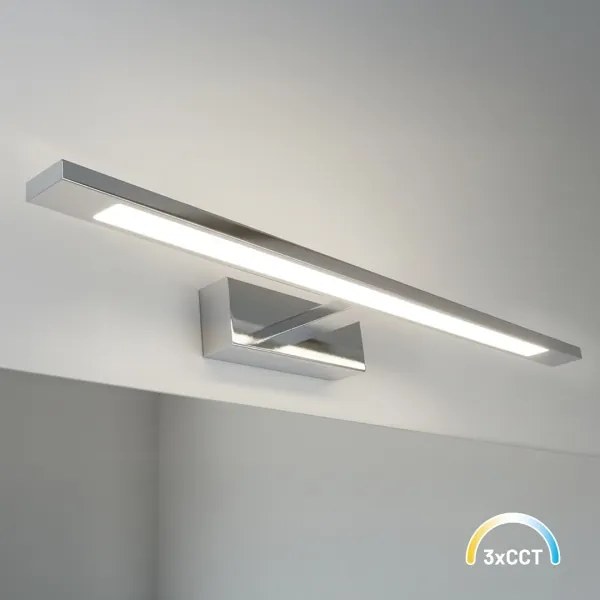LED fürdőszobai tükörvilágítás KLIMT LED/12W/230V 3000/4000/6000K 60 cm IP44 fényes króm