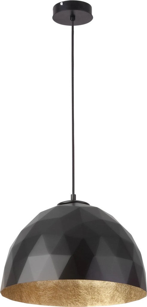 SIGMA LIGHTING 31371 DIAMENT Modern Függesztett Lámpa Fekete, Arany E27 IP20