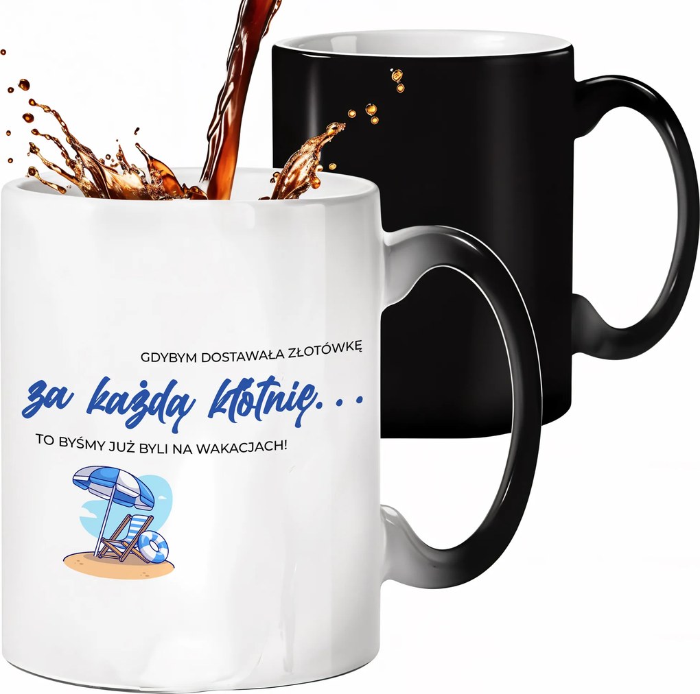 Mágikus Bögre Fekete Matt Arany Minden Veszekedésért Ajándék Évfordulóra