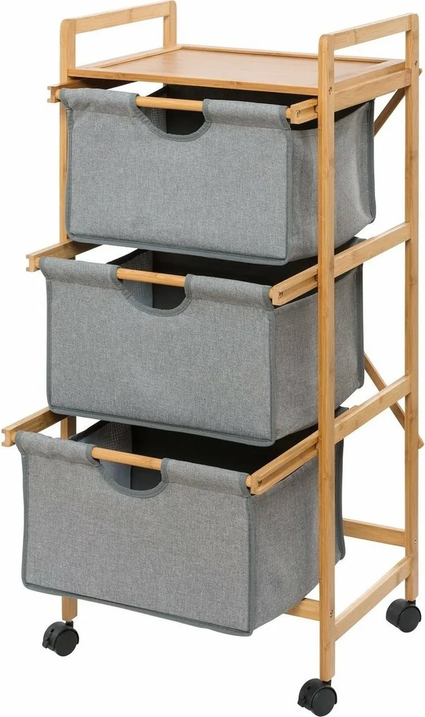 Wenko BAHARI mobil polc fiókokkal