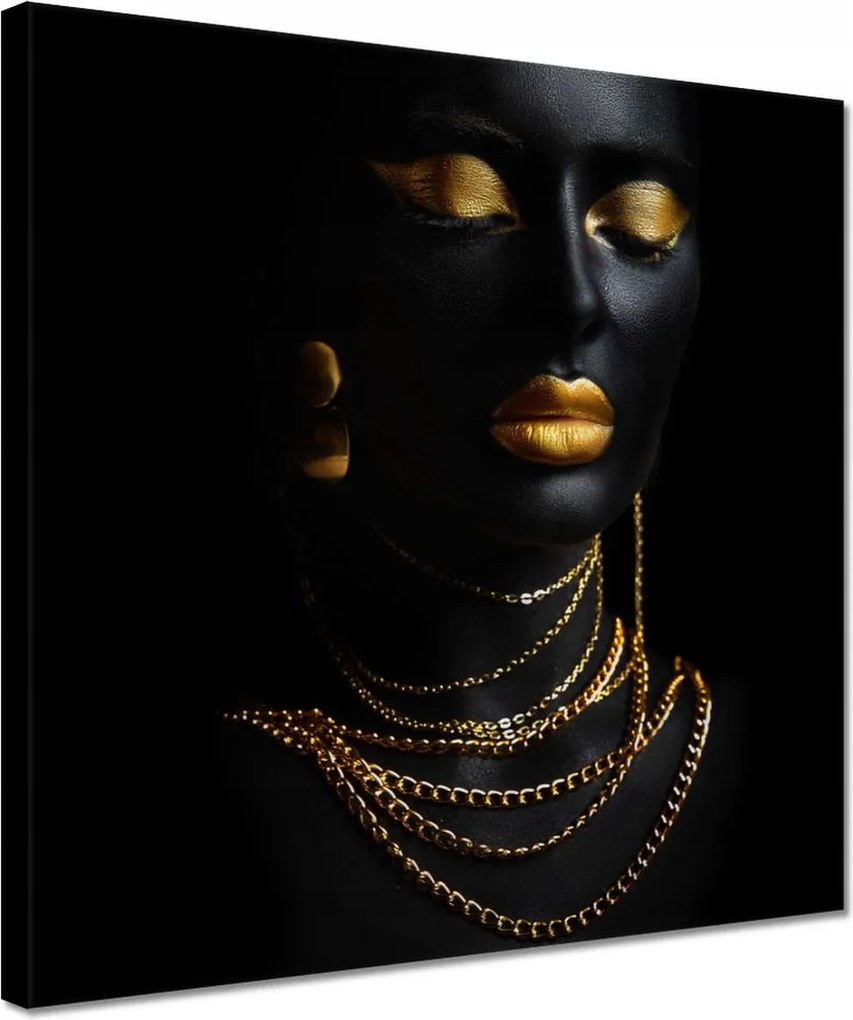 Vászonkép 30x30 Arany szemhéjak alatt