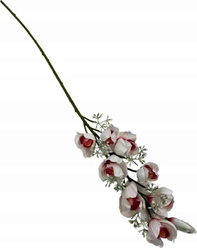 Orchidea orchidea ág 78 cm fehér-rózsaszín