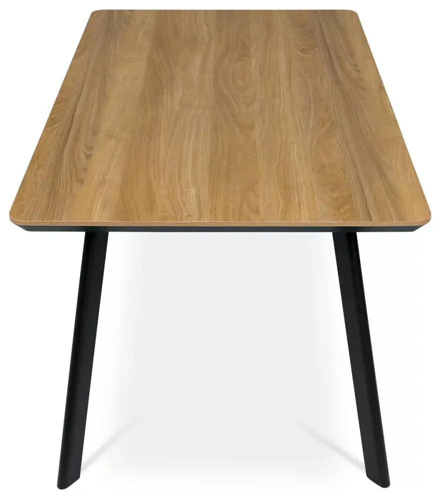 Étkezőasztal Kőris-Tölgy Mintázattal 160x90x76 cm. HT-532 Belföldi Raktárról