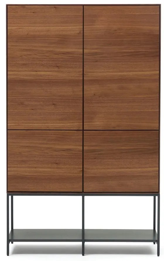 Natúr színű szekrény diófa dekorral 97,5x160 cm Vedrana – Kave Home