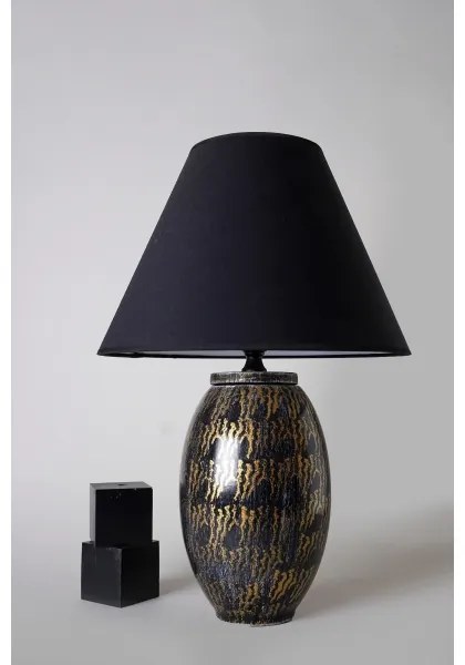 Asztali lámpa RAMZES 1xE27/40W/230V fekete