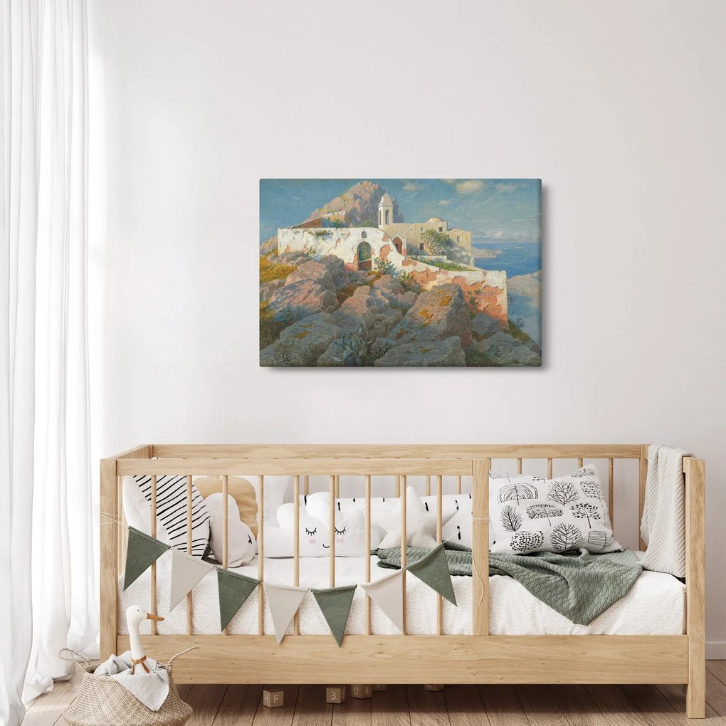 Kép - William Stanley Haseltine, Santa Maria a Cetrella, Anacapri, reprodukciók (90x60 cm)
