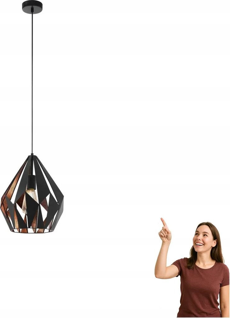 Függő lámpa Carlton 1 49254 Eglo