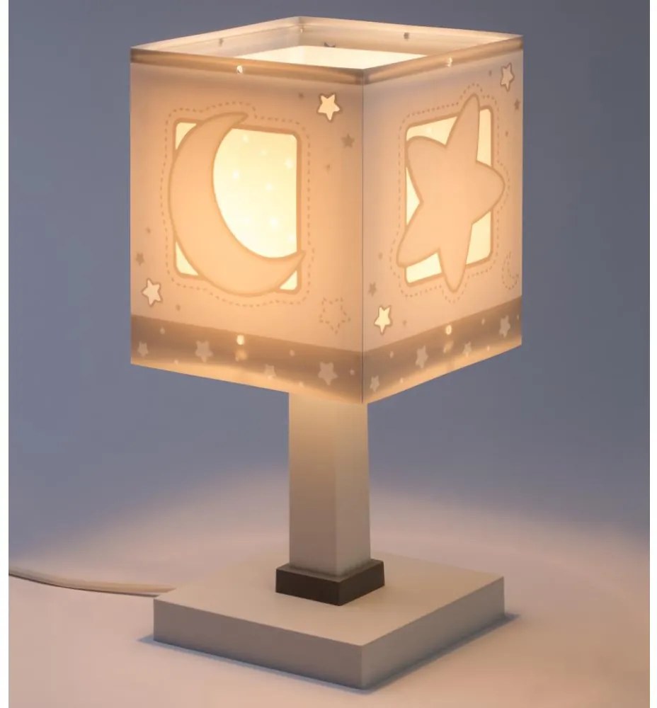 Dalber 63231NE - LED gyereklámpa MOONLIGHT 1xG4/4W/230V szürke