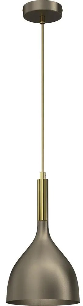 Csillár zsinóron NOAK 1xE27/15W/230V réz/arany