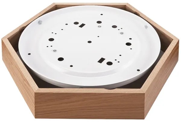 Mennyezeti lámpa OAK HEX 2xE27/60W/230V á. 43 cm tölgy