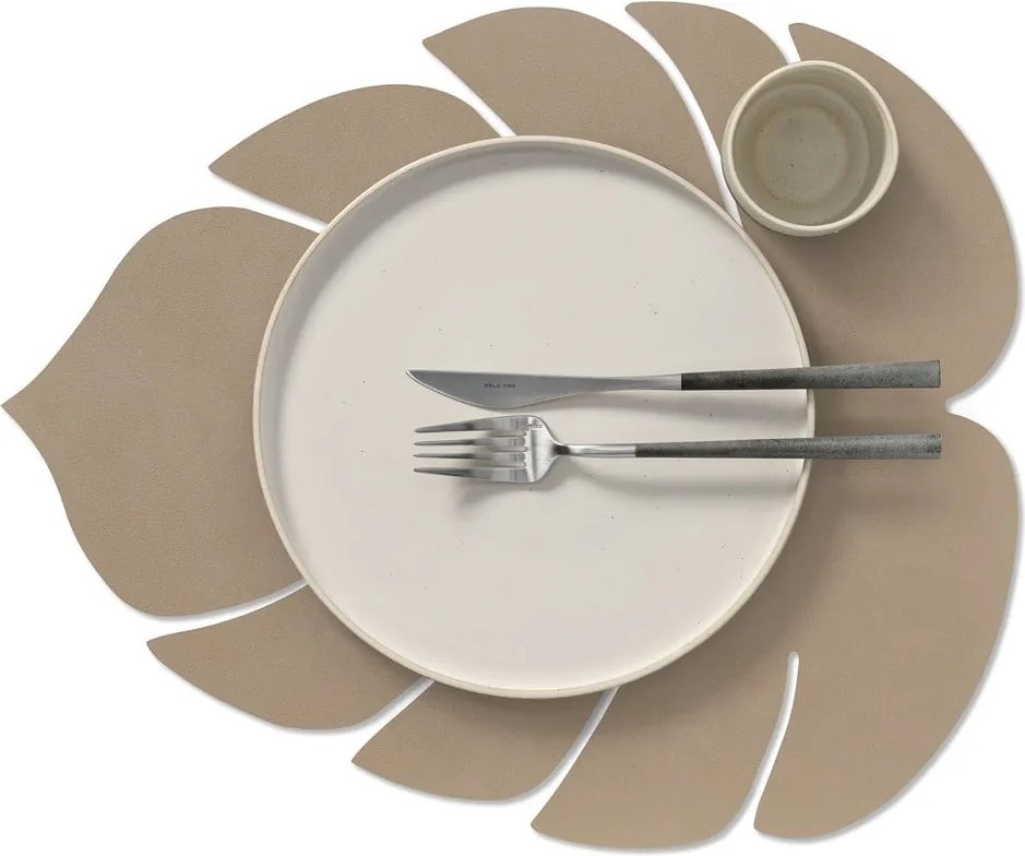 Öko bőr tányéralátét 35x42 cm Monstera Leaf Nupo – LIND DNA