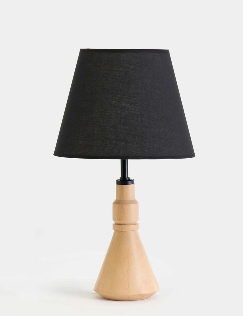 Tromso fa éjjeli lámpa, fekete, Ø24 cm