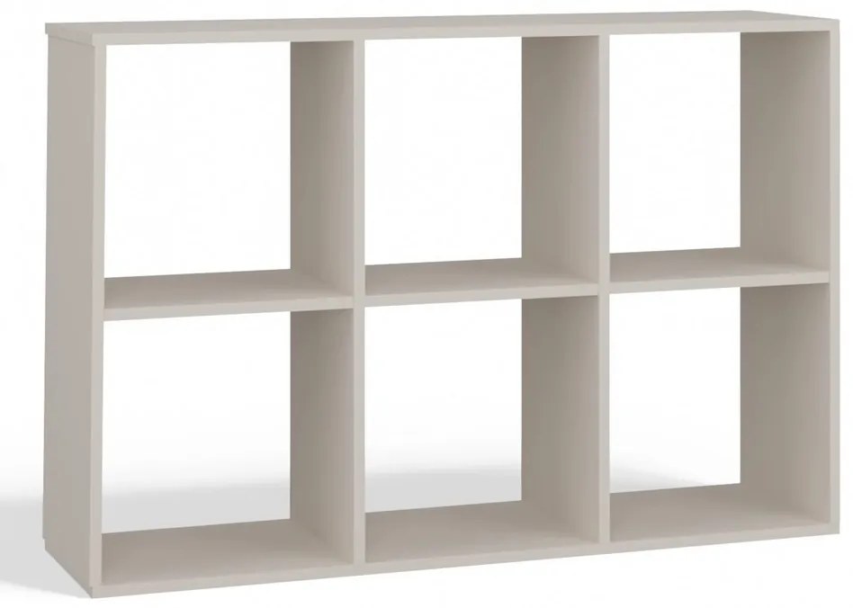 Malax 2x3 polc, 110x75x30 cm, kasmír