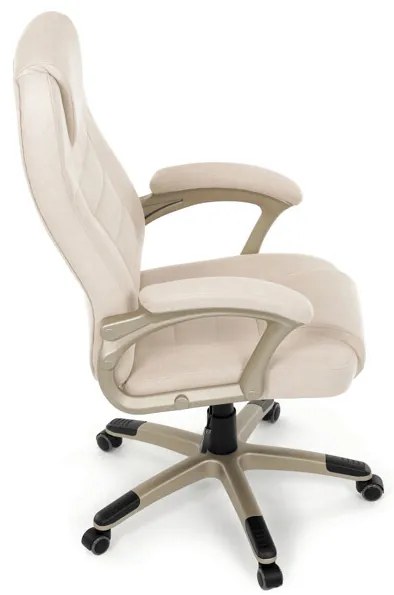 Bézs Szövet Irodai Főnöki Szék, Hinta Mechanikával. KA-C713 CRM2