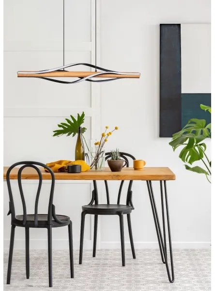 Zuma Line P230857003 - LED Csillár zsinóron BAEZ LED/30W/230V