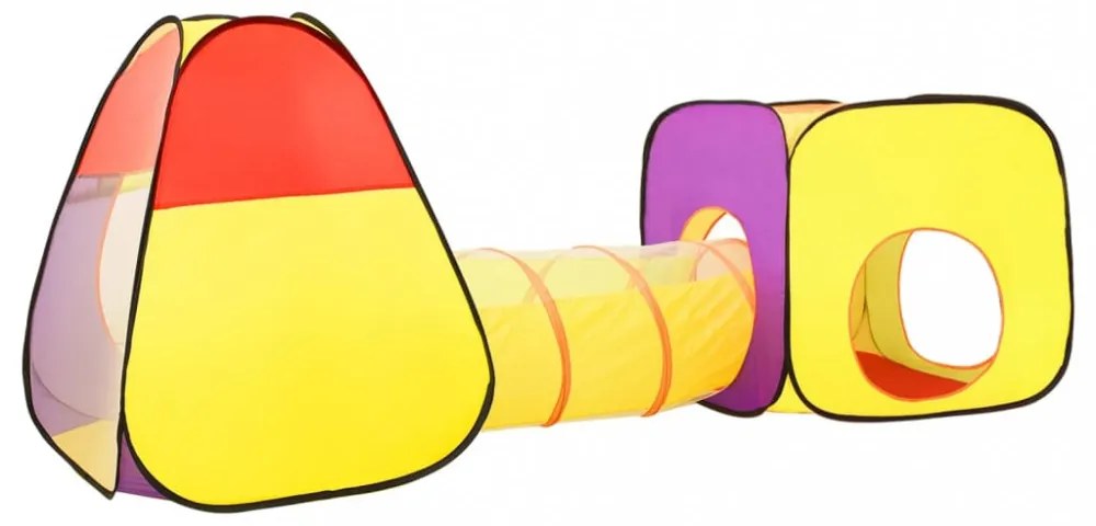 többszínű gyerekjátszósátor 255 x 80 x 100 cm