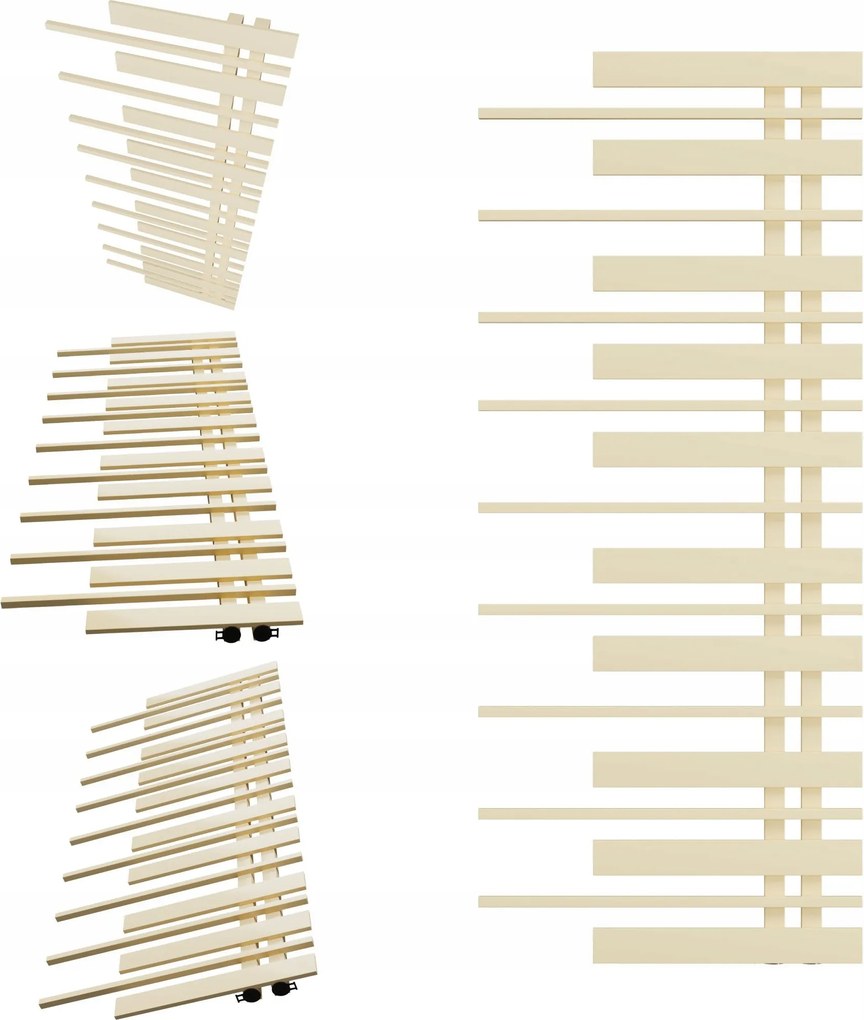 Fürdőszobai radiátor Pianino 1280x570 Krém Jobbos