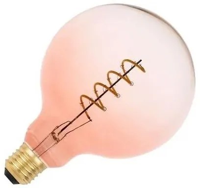 LED Izzó FILAMENT SPIRAL G125 E27/4W/230V 2000K rózsaszín