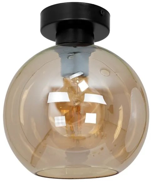 SOFIA E27 univerzális pótüveg, átmérő 20 cm, füstös bézs