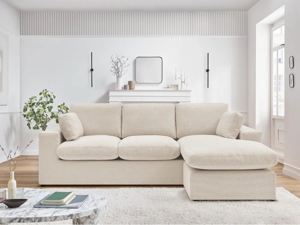 Bézs sarokkanapé Belair – Bobochic Paris