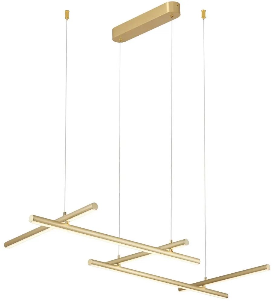 Zambelis 22242 - LED dimmelhető csillár zsinóron LED/50W/230V arany