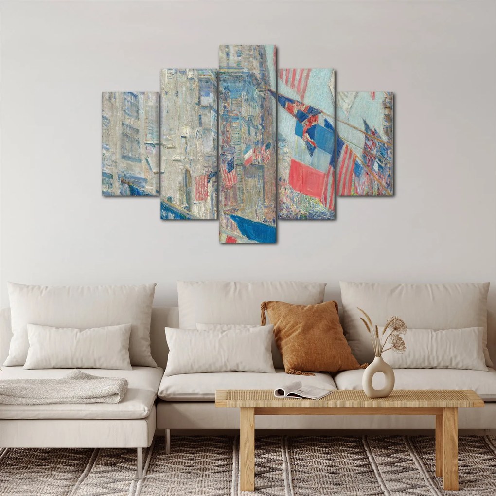 Kép - Childe Hassam, Allies day, reprodukciók (150x105 cm)