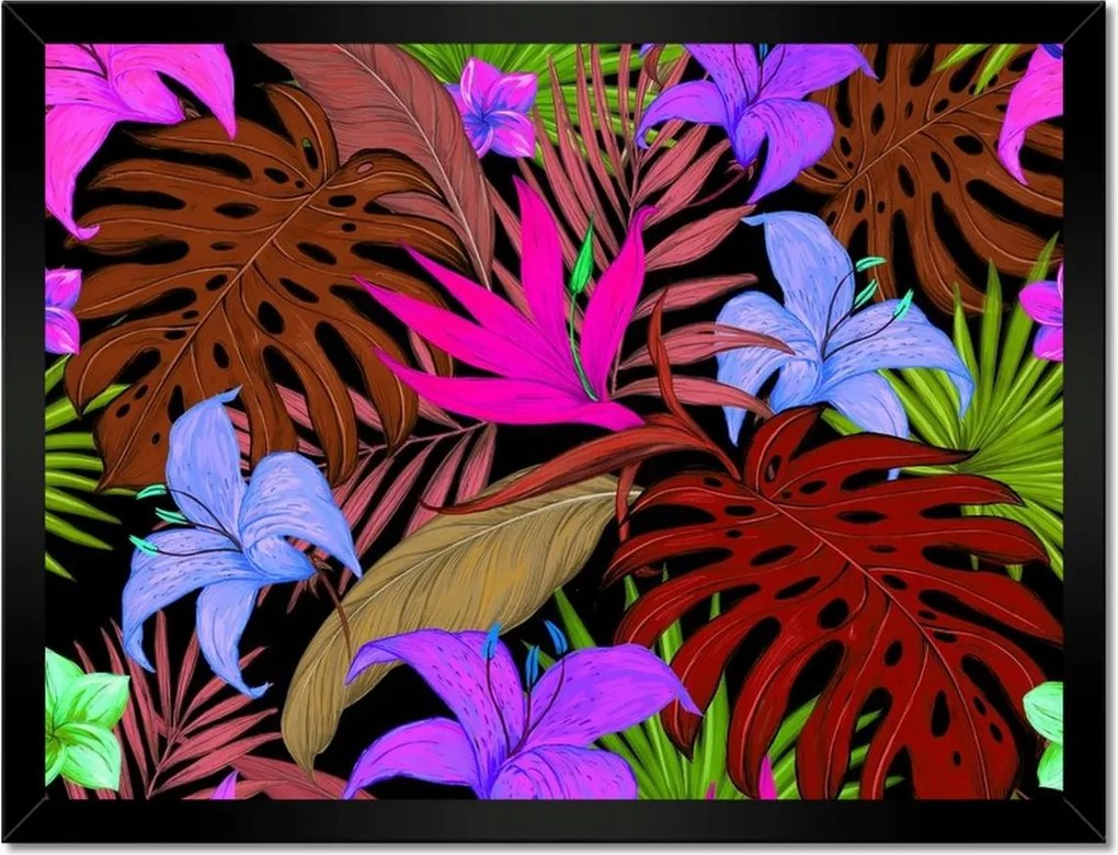 Poszterek keretben 40x30 Őszi Monstera Trópusok