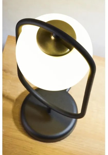 Jupiter 2044 - Asztali lámpa IGON 1xE14/40W/230V fekete