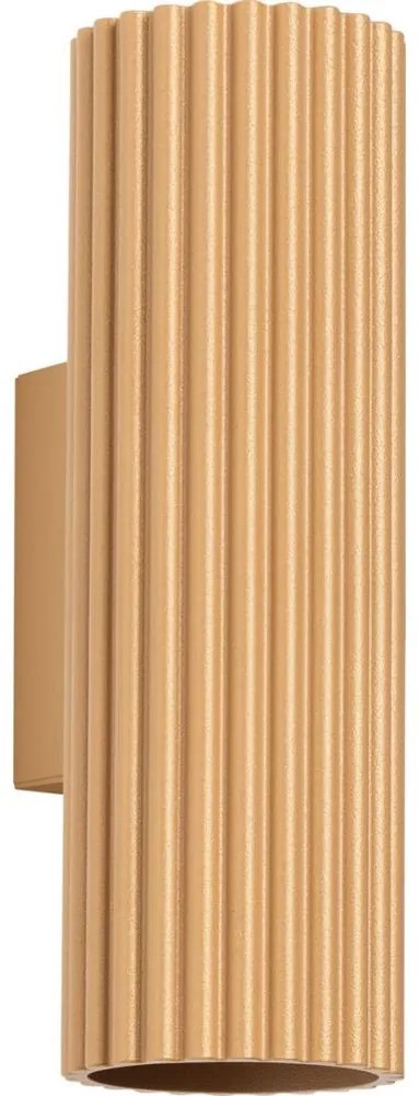 Sollux SL.1651 - Fali lámpa KARBON 2xGU10/10W/230V arany