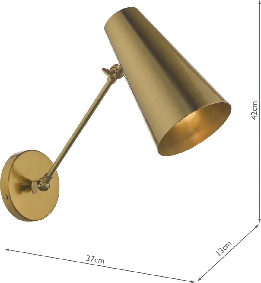 Dar Lighting CUTHBERT CUT0740 Fali lámpa 1x40W/E27 IP20