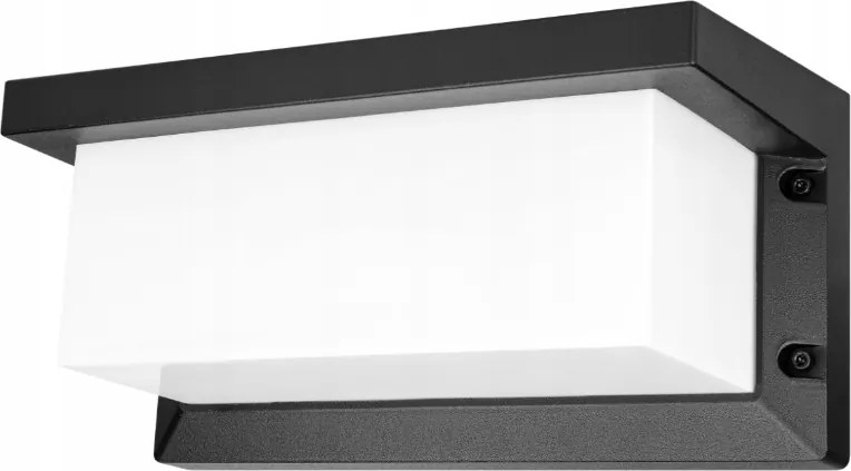 Falra Szerelhető Kültéri Fali Lámpa Fekete, Cserélhető Lago Izzóval