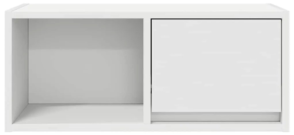 fehér szerelt fa TV-szekrény 60x31x25,5 cm