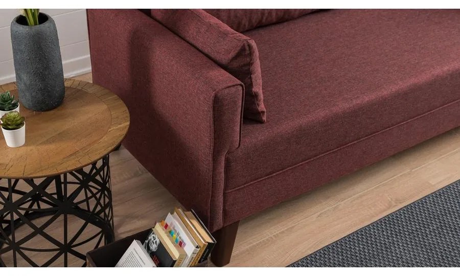 3 személyes kanapéágy Bella Sofa - Bordó