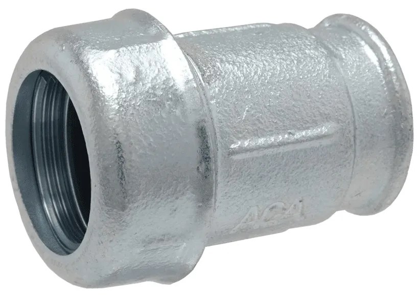 AGA IK belső menetes átmeneti idom, acél és PE-csőhöz, 1/2”B