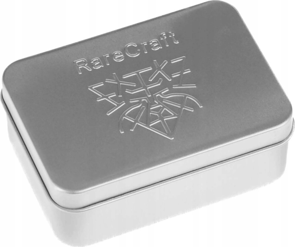 RareCraft fém szappantartó ezüst zárható 100mm x 70mm x 35mm