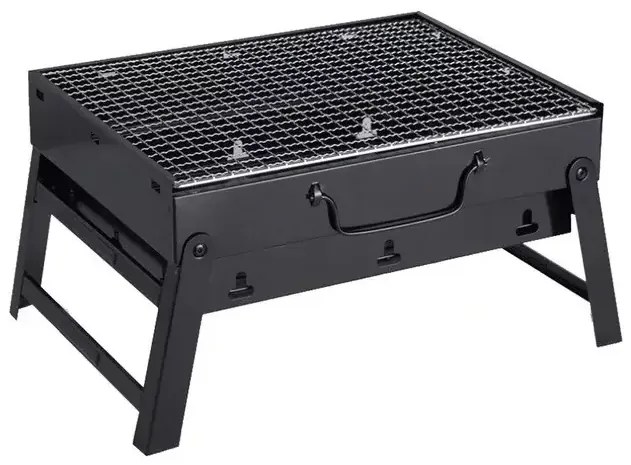 Zaparkorun Hordozható összecsukható faszenes grill - Grillbox