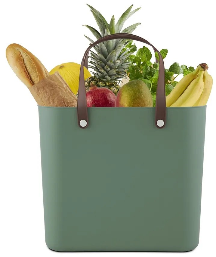 ROTHO ALBULA MŰANYAG BEVÁSÁRLÓ TÁSKA, 25 L - ZÖLD (Méret: 40 x)