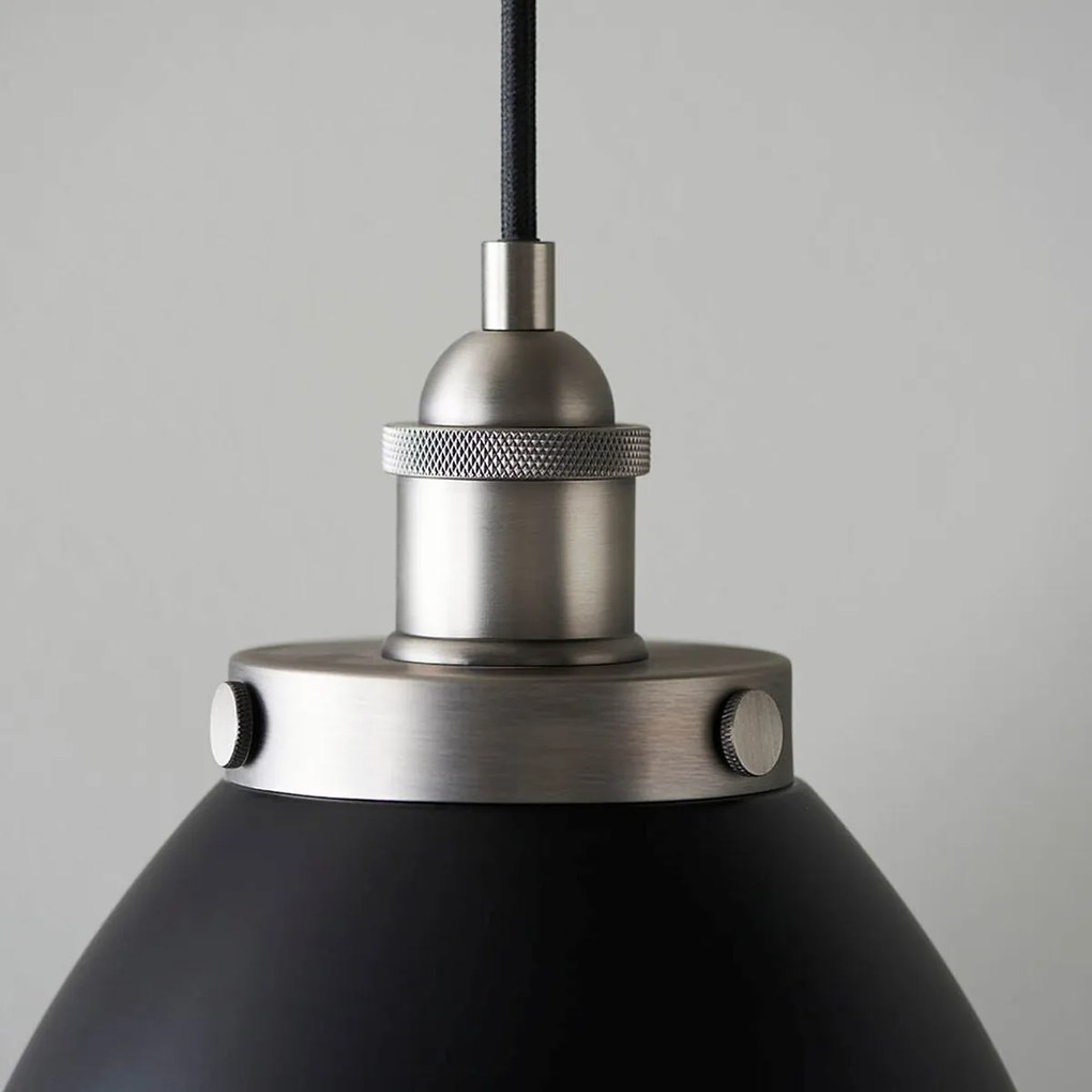 Endon loft függeszték franklin fekete antik ón end98750