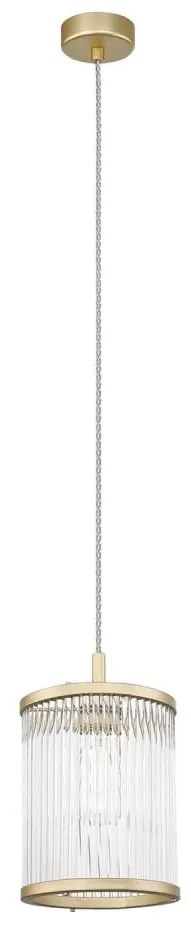 Zuma Line P0528-01F-V6AC - Csillár zsinóron SERGIO 1xE14/60W/230V arany