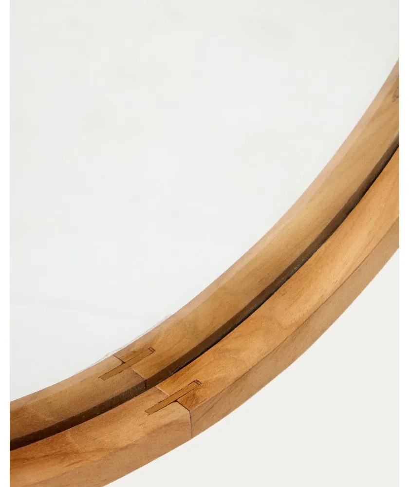 Fali tükör tömörfa kerettel 45x95 cm Magda – Kave Home
