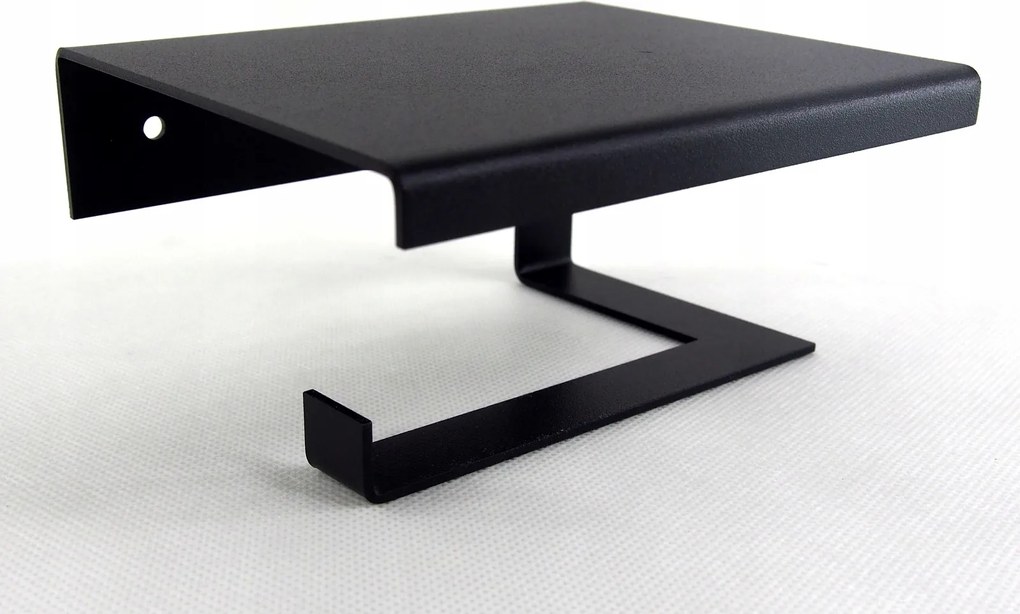 Loft WC-papír tartó, akasztóval kiegészítve