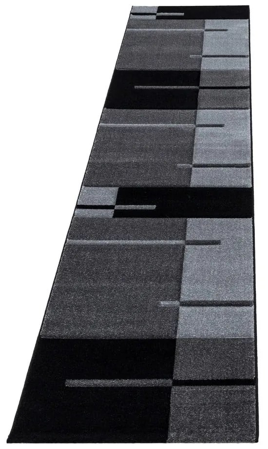 Sötétszürke futószőnyeg 80x300 cm Hawaii – Ayyildiz Carpets