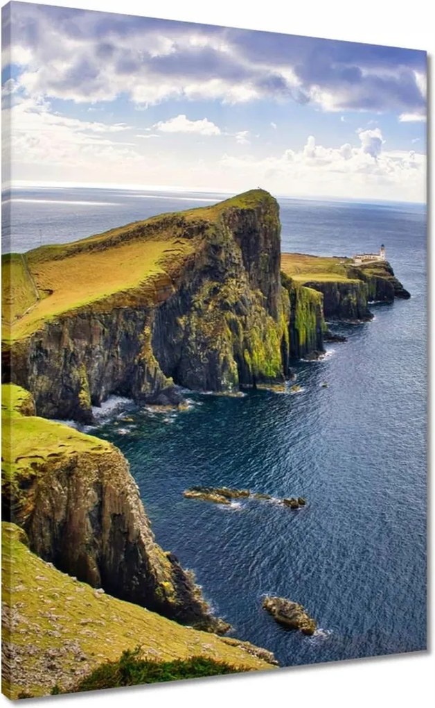 Vászonkép 50x70 Világítótorony Tengerparti kilátás Tenger Nyaralás