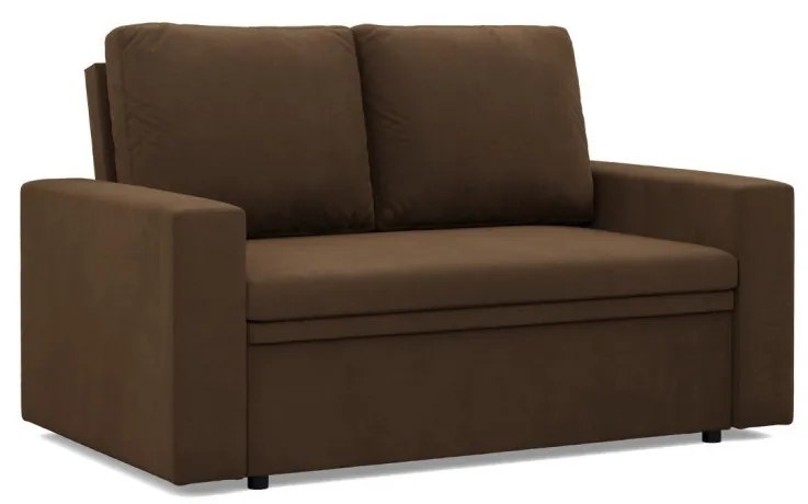 Zeus kanapé, szövet anyag, hab töltet, egyenes kartámasz, barna