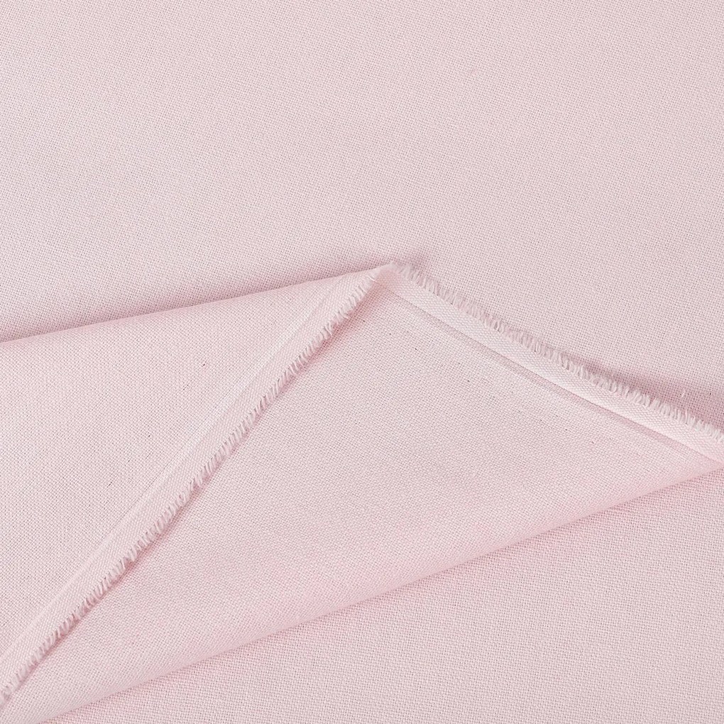 Goldea természetes lenvászon keverék - púderrózsaszín 300 cm