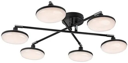 RÁBALUX 71063 MAID Loft Mennyezeti Lámpa Matt Fekete IP20